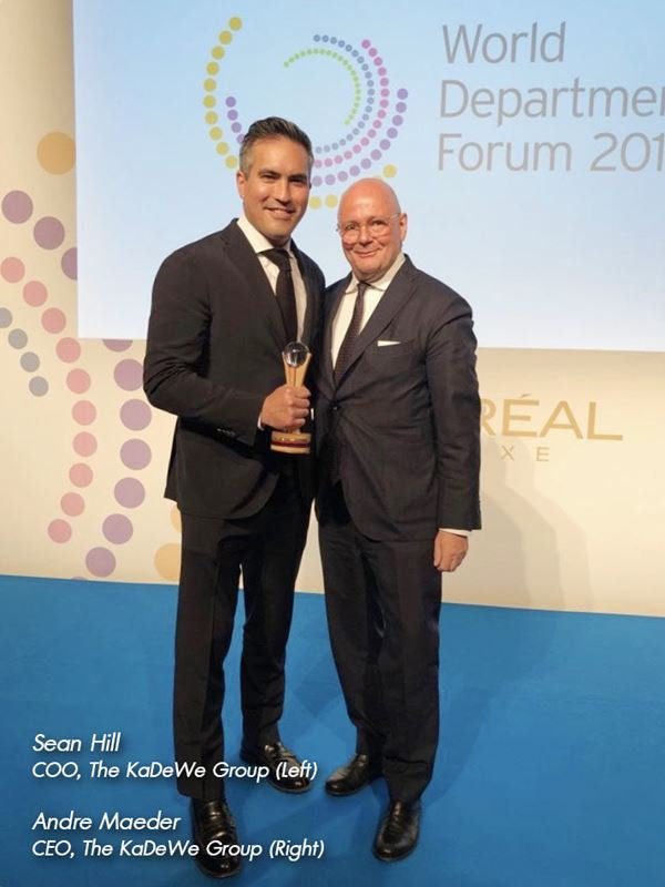 กลุ่มคาเดเว คว้ารางวัล "ผู้ช่วยให้คำแนะนำการช้อปปิ้งยอดเยี่ยม" จากเวทีห้างสรรพสินค้าระดับโลก