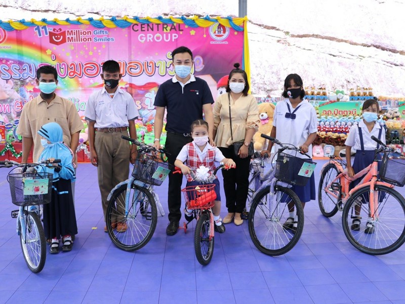 "the 11th edition of Million Gifts Million Smiles project — Endless of Love" to bring presents to children in the southernmost provinces of Thailand