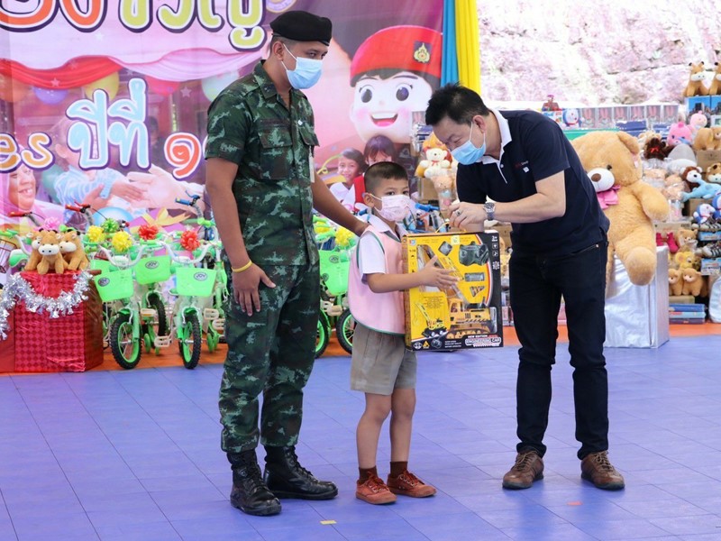 "the 11th edition of Million Gifts Million Smiles project — Endless of Love" to bring presents to children in the southernmost provinces of Thailand