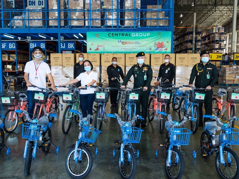 "the 11th edition of Million Gifts Million Smiles project — Endless of Love" to bring presents to children in the southernmost provinces of Thailand