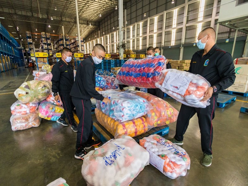 "the 11th edition of Million Gifts Million Smiles project — Endless of Love" to bring presents to children in the southernmost provinces of Thailand