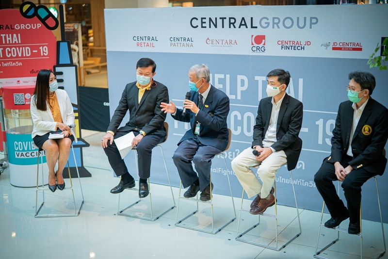Central Group launches “Help Thais Fight COVID-19”, a historic fundraising project to support research and development for prevention and treatment of COVID-19 for Thai doctors by Thai people through the Medical Association of Thailand Under Royal Patronage