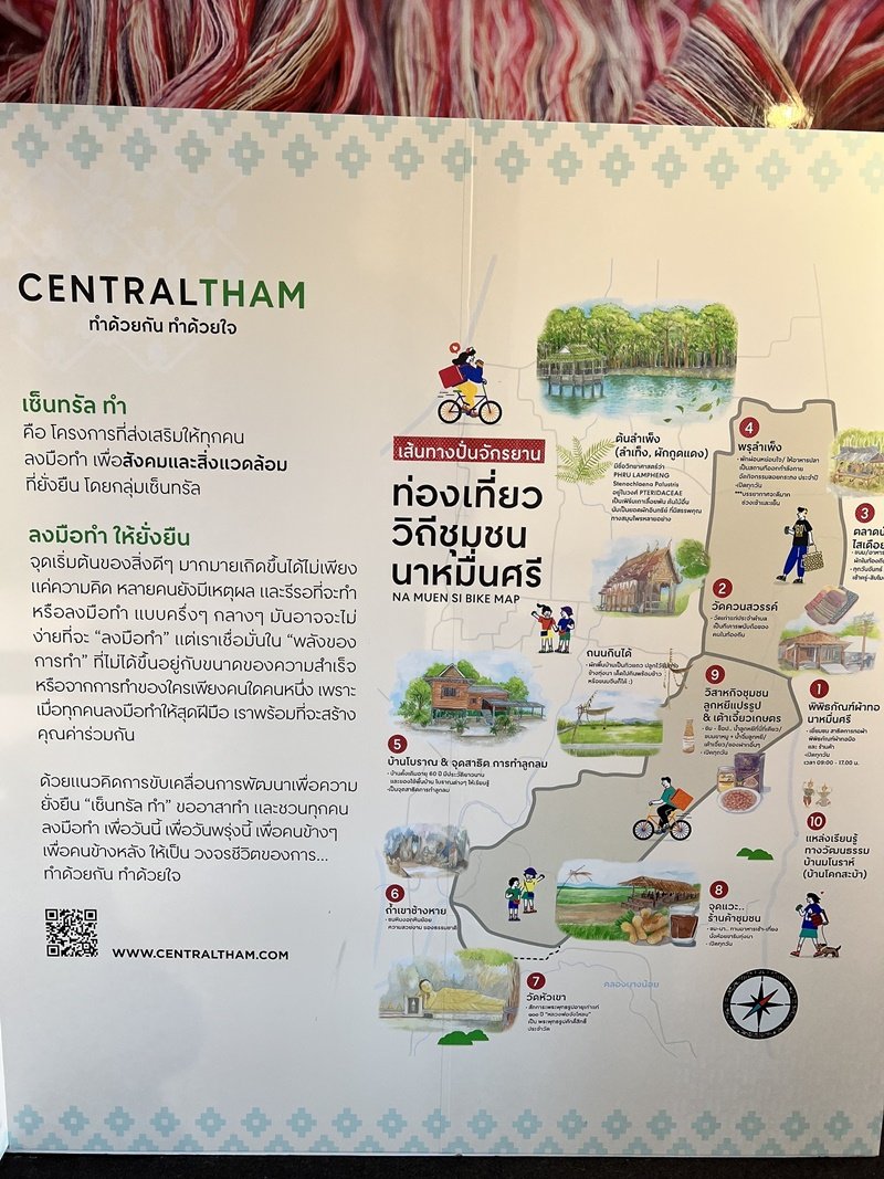 "Central Tham'' makes progress toward its mission in Trang. Carries on ancient textiles to develop a community-based tourism model, supports education, and creates jobs for people with disabilities. Aims to generate income for the community