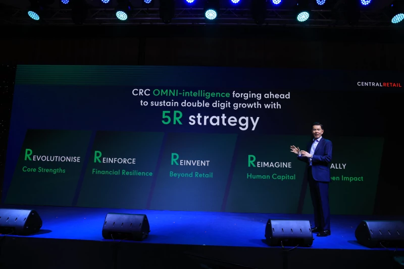 เซ็นทรัล รีเทล ประกาศวิสัยทัศน์ 5 ปี "CRC OMNI-Intelligence"  ดันธุรกิจสู่ The Next Era ตั้งเป้าปี 2567 รายได้โต 11%