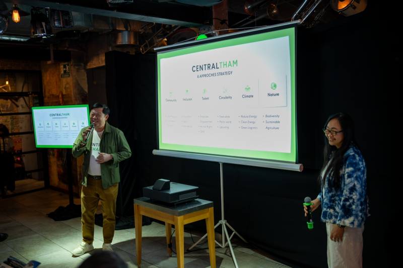 Central Group encourages people to “do” with the campaign,  "THAMsformation - Change toward Sustainability," which is part of the  "Central Tham", and continues 6 strategies that emphasize ongoing action  and sustainable development