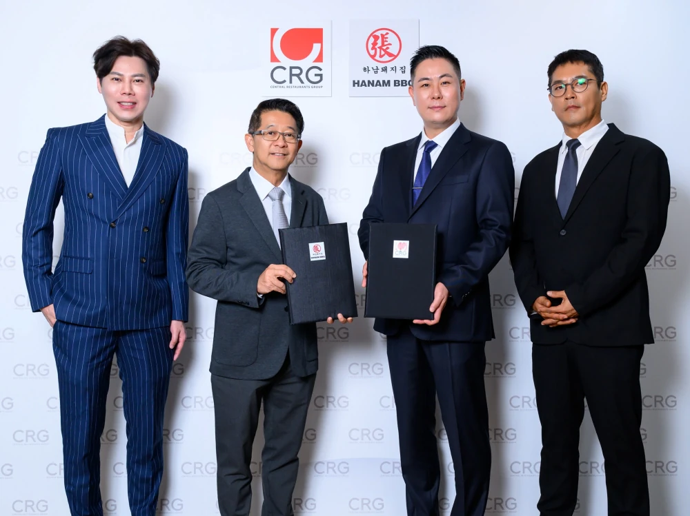 ซีอาร์จี เสริมพอร์ตอาหารปิ้งย่าง คว้า “Hanam BBQ” ปักธงรุกตลาดปิ้งย่างเกาหลี ตั้งเป้าสร้างมูลค่ากว่า 300 ล้านบาทใน 3–5 ปี