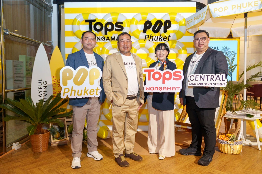 Central Group Invests THB 730 Million  to Develop Two Major Projects,  “POP Phuket” and “Tops Wongamat,” Targeting High-End Demand  in the Heart of Cherng Talay and Wong Amat